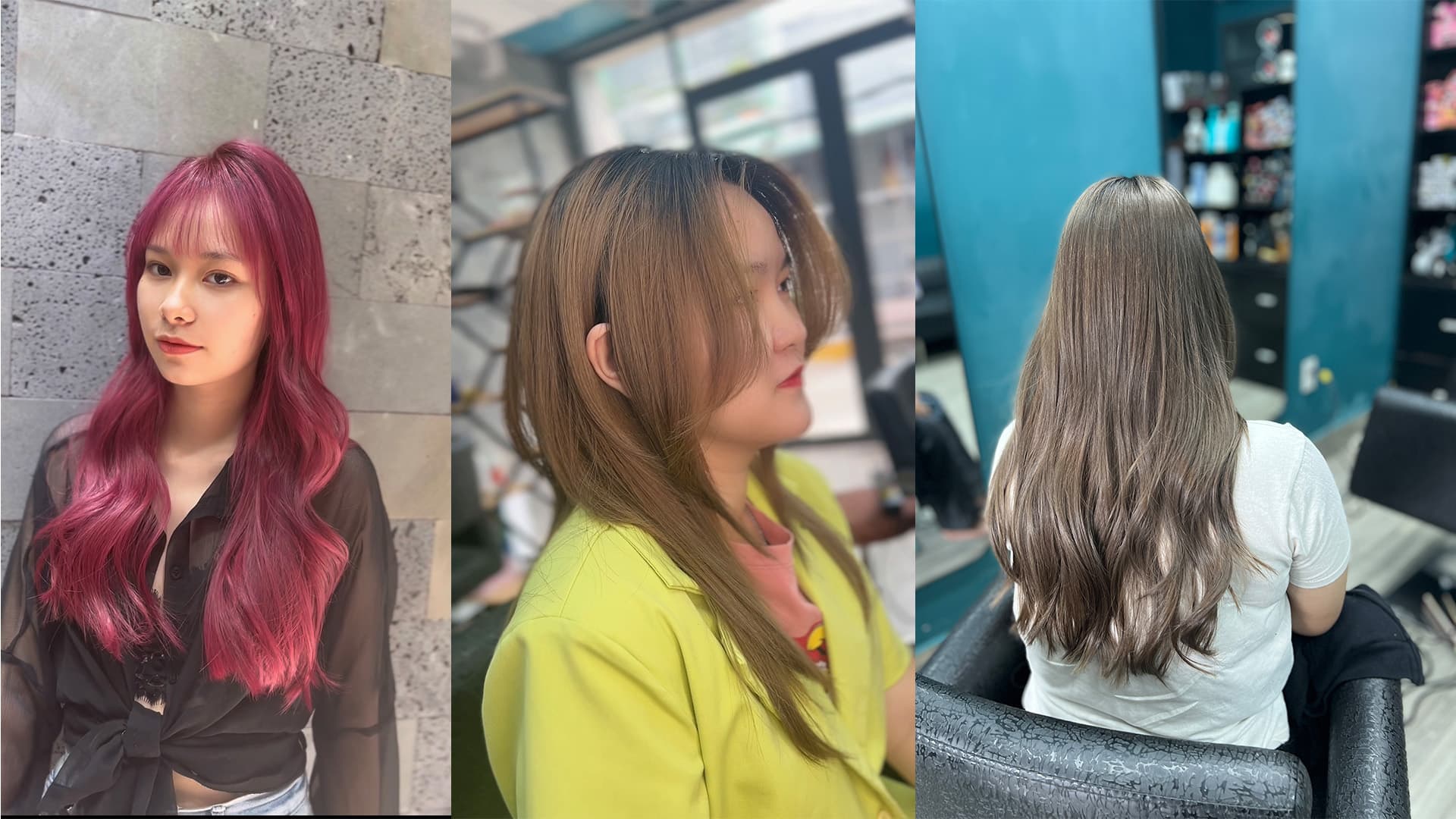 Nhuộm tóc nữ thời trang